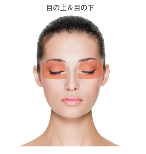 目の上＆目の下